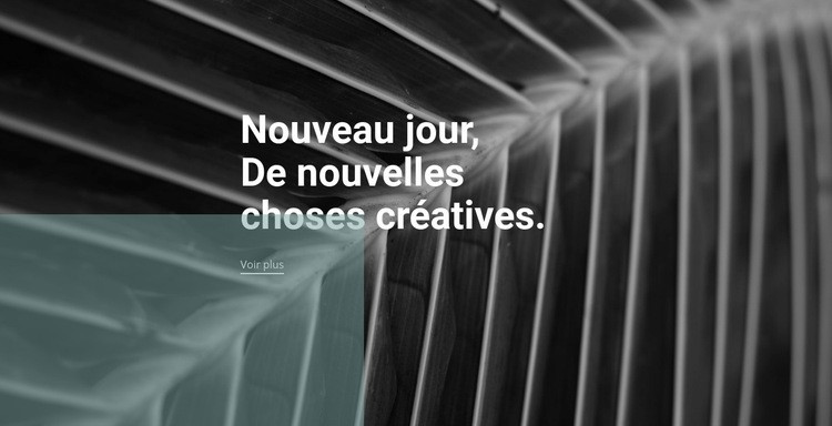 De nouveaux designs chaque jour Modèle HTML5