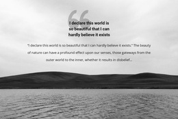 Black And White Landscape Html5 Responsive Template