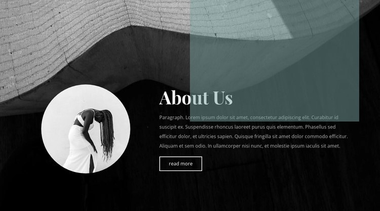 Style starts with us One Page Template