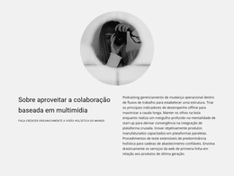 Página HTML Para Sobre O Trabalho De Um Fotógrafo