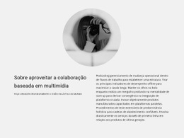 Sobre O Trabalho De Um Fotógrafo - Modelo HTML5 Profissional