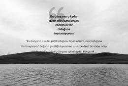 Siyah Beyaz Manzara - En Iyi Web Sitesi Tasarımı