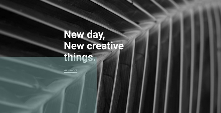 New designs every day Wix Template Alternative