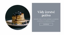 Bezplatná Online Šablona Pro Chutná A Zdravá Snídaně