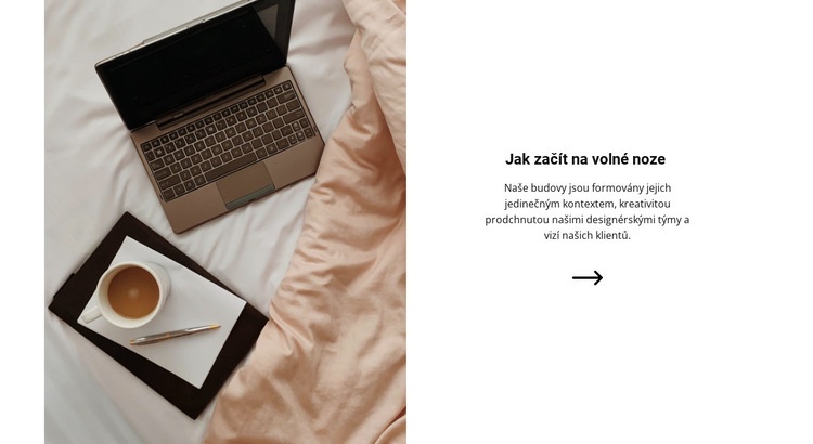 Jak začít na volné noze Téma WordPress