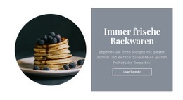 Gesundes Und Leckeres Frühstück - HTML Website Creator