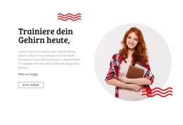 Trainiere Dein Gehirn - Leere HTML5-Vorlage