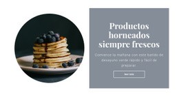 Impresionante Diseño Web Para Desayuno Saludable Y Sabroso