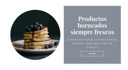 Desayuno Saludable Y Sabroso: Plantilla HTML5 Fácil De Usar