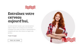 Entraîne Ton Cerveau – Modèle De Site Web Gratuit