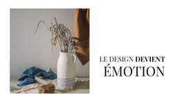 Vases Élégants À L'Intérieur - Modèle HTML Simple