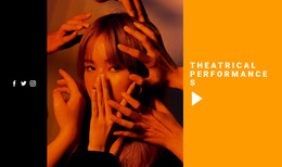 Theatrical Performances - HTML Page Generator