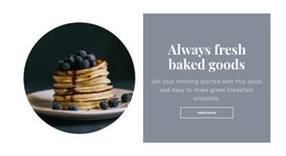 Healthy And Tasty Breakfast Html5 Responsive Template