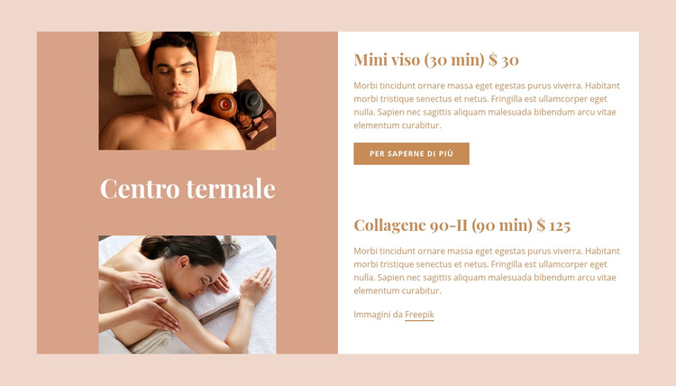 Offriamo relax Tema WordPress