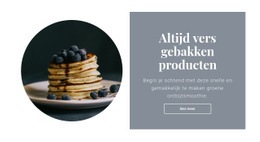 Gezond En Smakelijk Ontbijt - HTML Website Creator