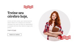 Treine Seu Cérebro - Modelo De Site Gratuito