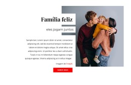 Segredos De Famílias Felizes Modelo De Layout CSS