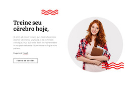 Treine Seu Cérebro - Modelo De Site