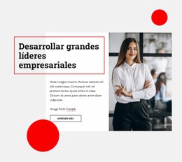 Desarrollar Grandes Líderes Empresariales - Plantillas De Sitios Web Adaptables