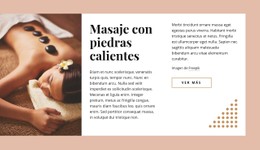 Práctica De La Terapia Con Piedras Plantilla CSS Premium