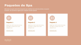 Paquetes De Spa - Plantilla Joomla Gratuita