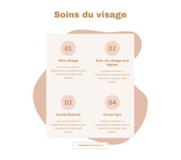 Soins Du Visage Modèle