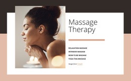 Benefits Of Massage - Templates Website Design