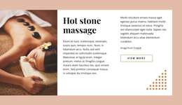 Practice Of Stone Therapy - Web Development Template