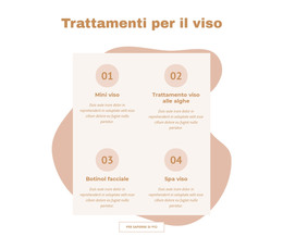 Trattamenti Per Il Viso - Miglior Modello HTML