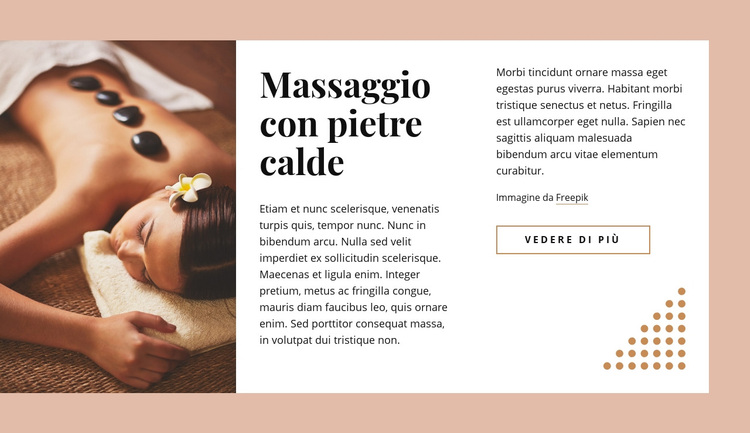 Pratica della stone therapy Tema WordPress