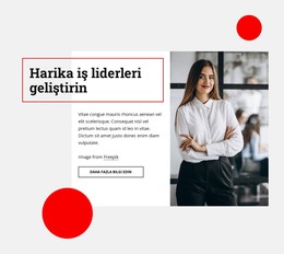 Harika Iş Liderleri Geliştirin Için Yeni Tema