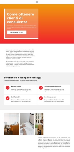 La Strada Dei Vincitori - Modello Di Una Pagina