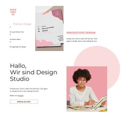 Website-Design Für Wir Sind Designstudio
