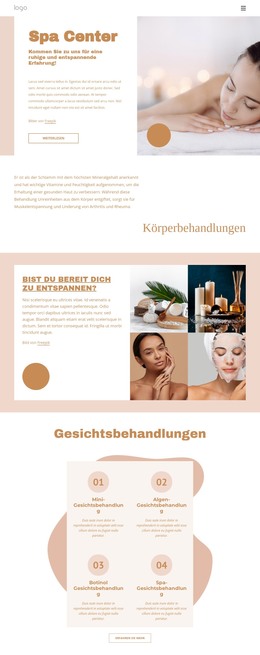 Aromatherapie Und Fitness-Spa - Responsive HTML-Vorlage