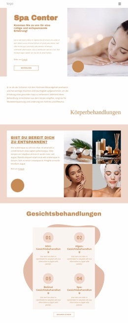 Kostenlose Online-Vorlage Für Aromatherapie Und Fitness-Spa