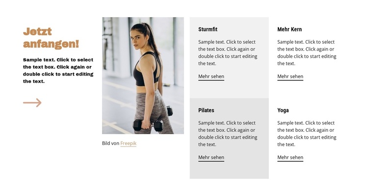 Laufen, Radfahren, Fitnessstudio WordPress-Theme