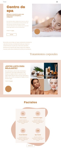 Spa De Aromaterapia Y Fitness - Diseñador De Páginas De Destino