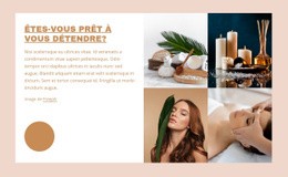 Conception De Site Web Pour Forfaits Spa Détente