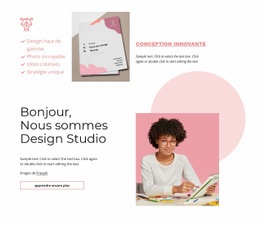 Nous Sommes Un Studio De Design – Modèle Gratuit