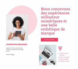 Expérience Utilisateur Numérique – Thème Joomla