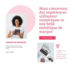 Expérience Utilisateur Numérique - Page De Destination De Téléchargement Gratuit