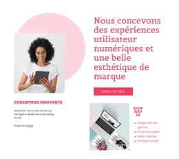 Expérience Utilisateur Numérique – Thème WordPress Génial