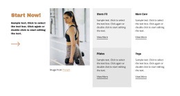 Running, Cycling, Gym - Html Code For Inspiration