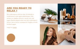 Spa Relax Packages - Responsive Html Code