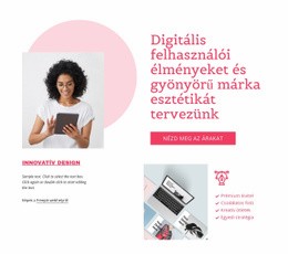 Weboldal Tervezés A Következőhöz: Digitális Felhasználói Élmény