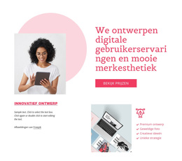 Digitale Gebruikerservaring - Geweldig WordPress-Thema