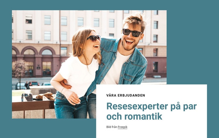 Resesexperter på romantik WordPress -tema