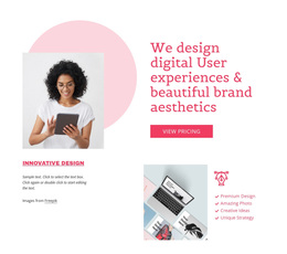 Digital User Experience - Create Amazing Template