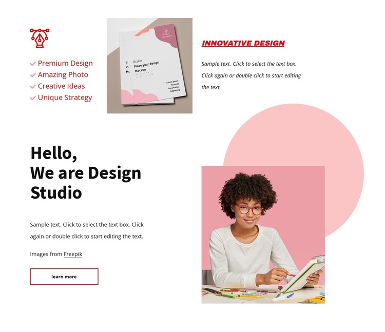 We are design studio Web Design