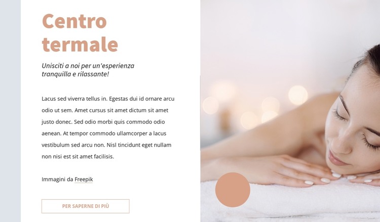 Trattamenti viso perfetti Modello HTML